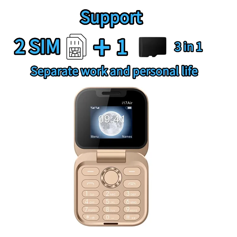MAFAM i17Air Palm CuteFlip الهاتف ماجيك صوت زر الضغط DualSim حجم صغير Blacklist الشعلة المحمولة مطوية الهاتف المحمول لكبار السن #3