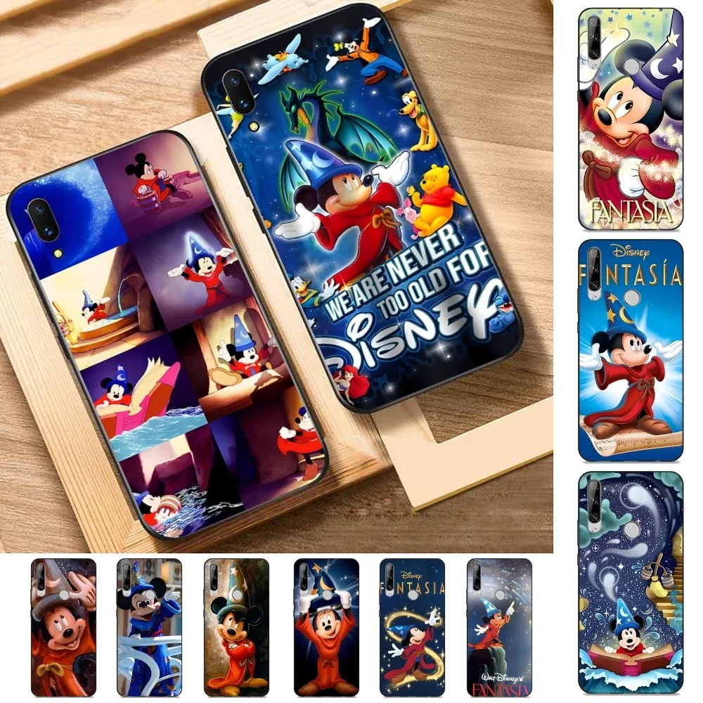 Disney Fantasia Mickey Phone Case For Huawei Y9 6 7 5 Prime Enjoy 7s 7 8 plus 7a 9e 9plus 8E Lite Psmart Shell