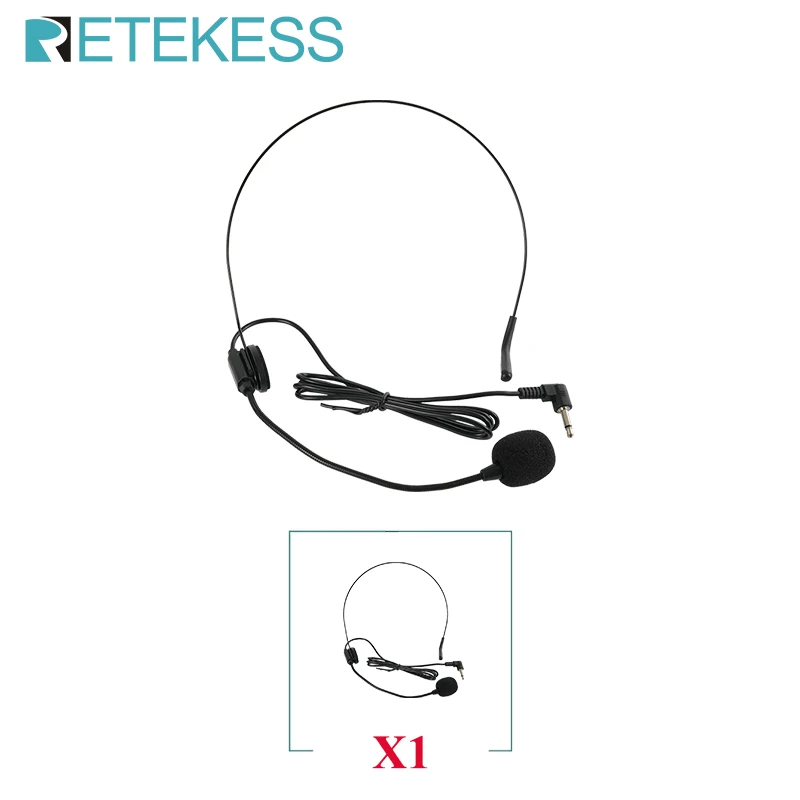 Retekess T130U Accessoires Draadloos Radiogids Systeem Draadloze Audio Zender, Ontvanger, Microfoon Voor Toerisme, Conferenties