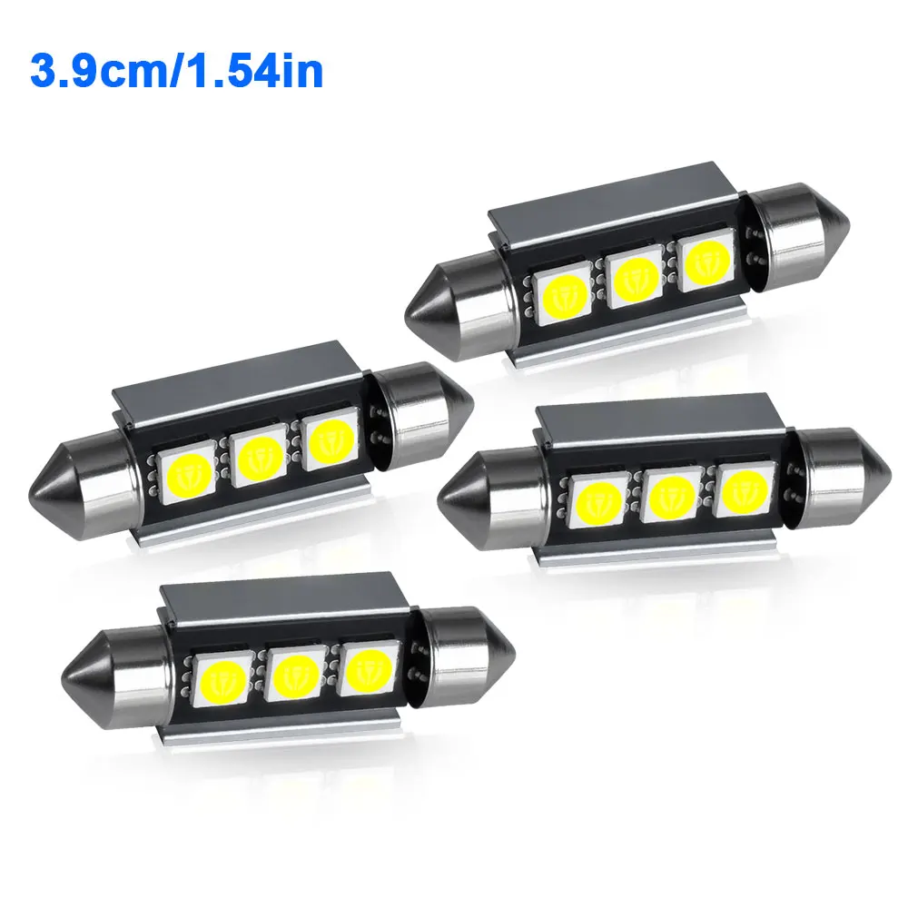 2/4/6/10PCS Girlande LED 31/36/39/41MM Lesebeleuchtung Lampen Weiß 12V für Auto Innen Lesen und Lösungen Platten Lichter