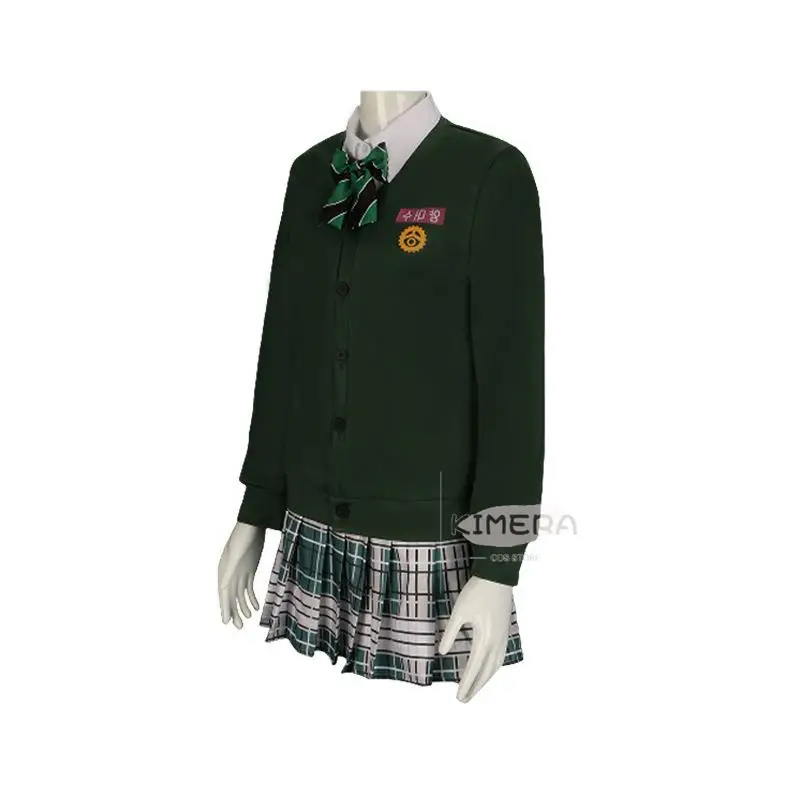 All Us Are Dead Korean TV Cosplay Costumes JK School Uniform Cosplay Green Sweater Outfit Role Playing Women Party