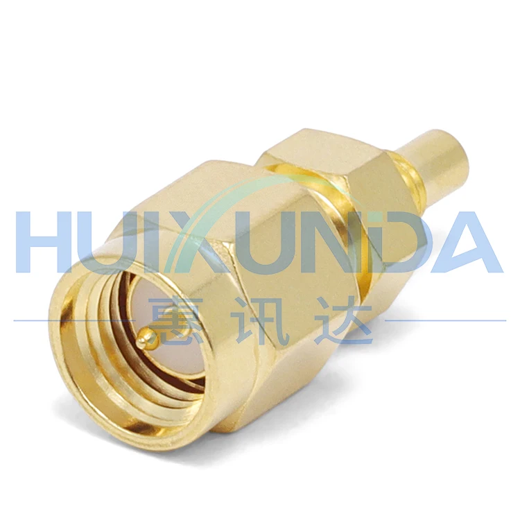 SMA/SSMC-JJ SMA Public to SSMC Male High Frequency Precision Adapter 17g SSMC to SMA Connector