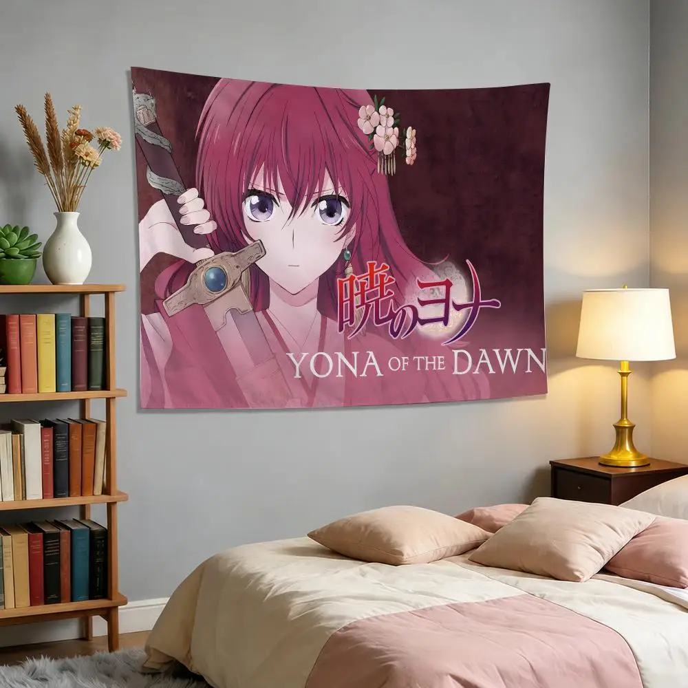 Yona Of The Dawn Tapestry Banner For College Dorm Bedroom Outdoor Living Room Wall Art Decor Party