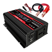 4000W Car Power Inverter 12V to 110V/220V LCD Display Voltage Transformer Car Adapter Modified Sine Wave Charge Converter