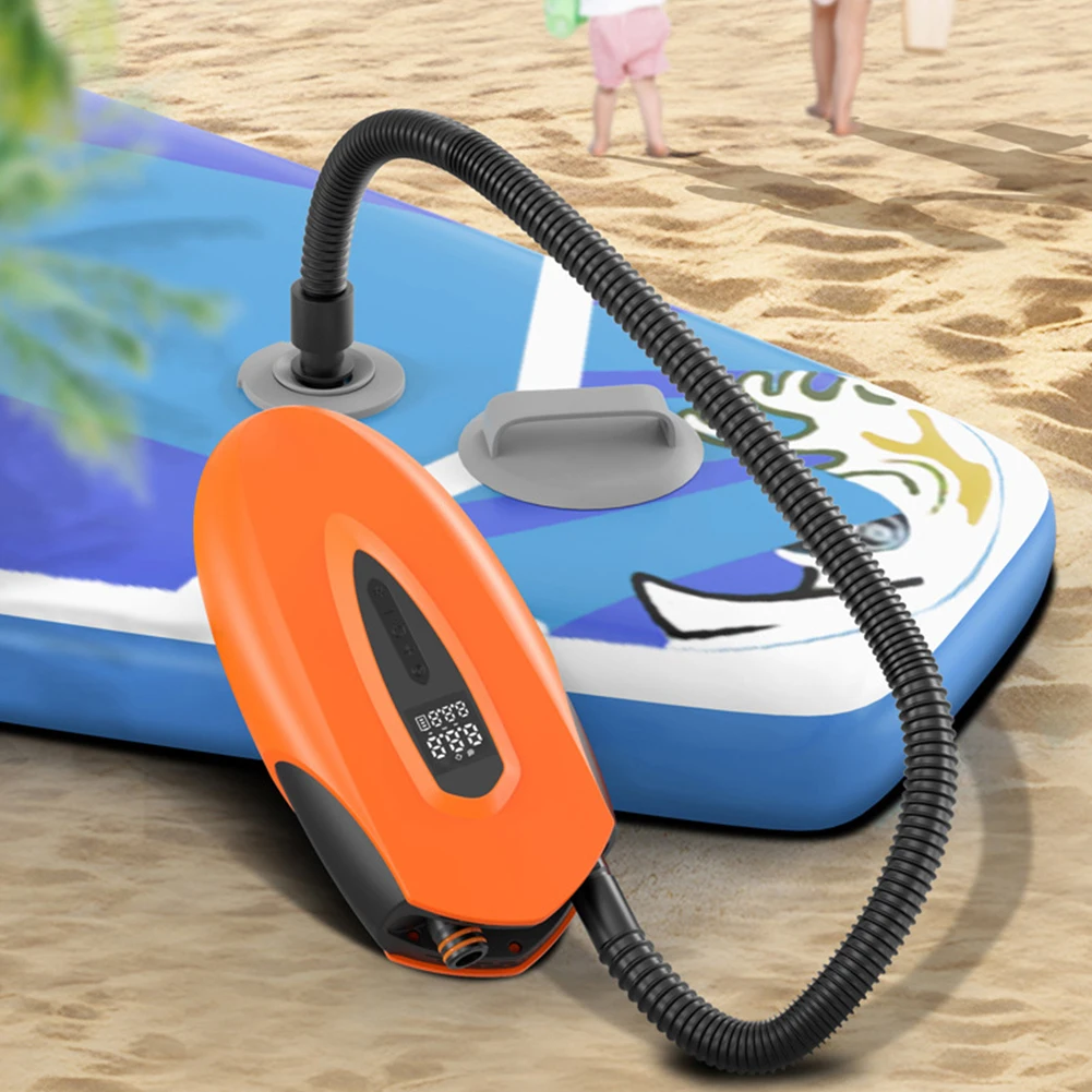 

Электрический насос для SUP-досок 20PSI с автоматическим отключением, цифровым дисплеем, портативный воздушный компрессор для надувных лодок и каяков