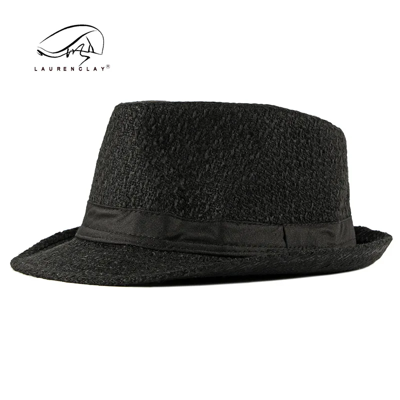 2021 Herbst und Winter neue dicke koreanische Stil Fedora Hut Herren britische Vintage Melone gestrickte Woll mütze Damenmode