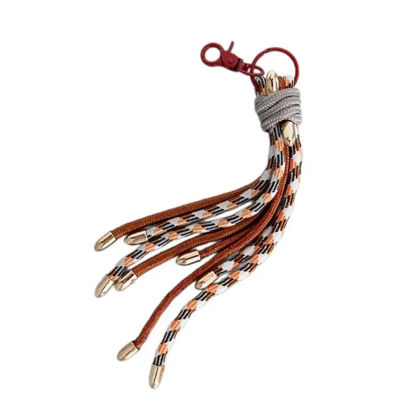 39BD Mehrzweck-Seil-Schlüsselanhänger, stilvoller Seil-Schlüsselanhänger, modischer Schlüsselschmuck, Schlüsselhalter, geeignet – Detail 2