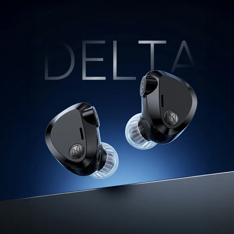 

Наушники-вкладыши Delta Single Dynamic Driver In Ear Monitor HiFi с отсоединяемым кабелем для музыки и игр, с микрофоном