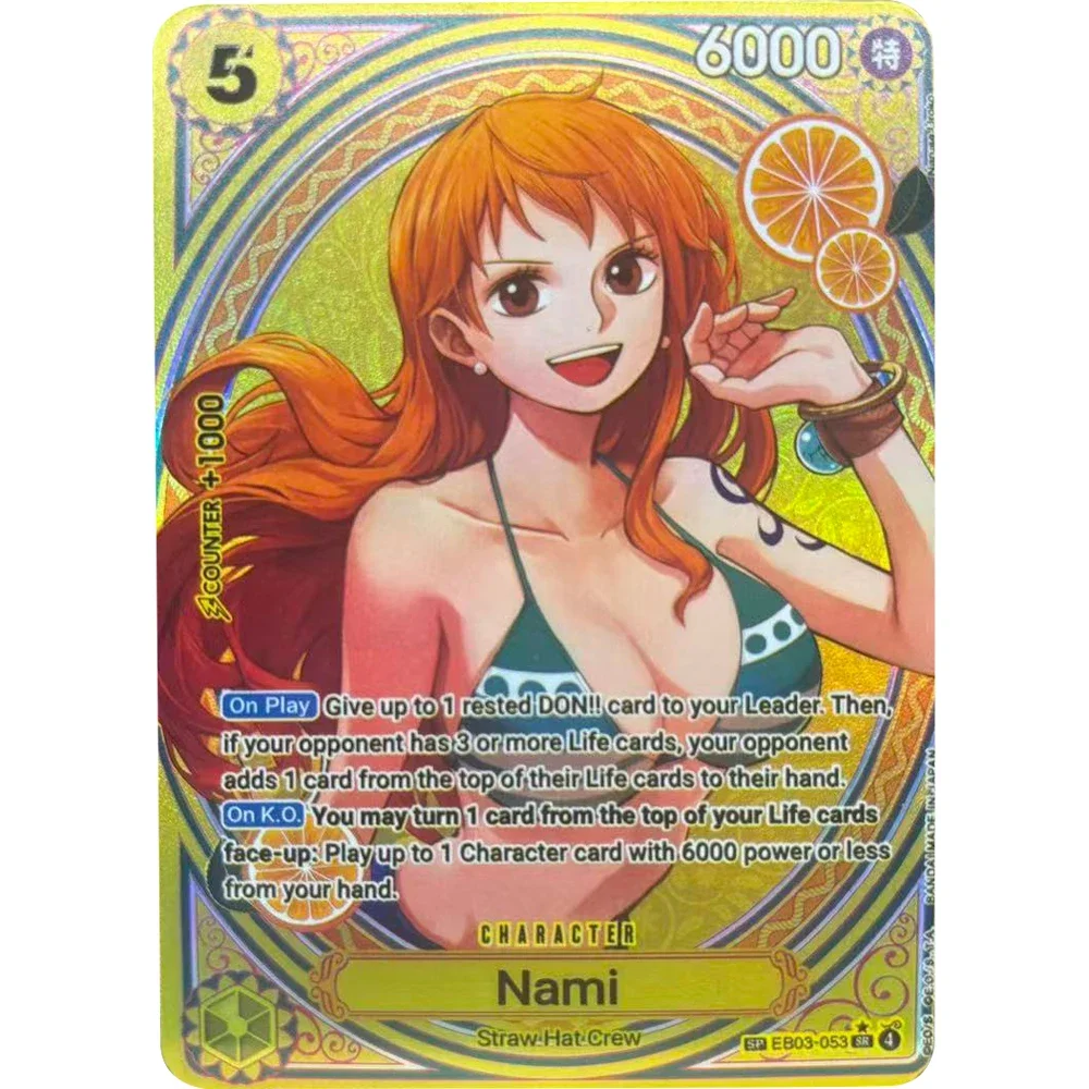 ONE PIECE Collection Cards EB03 Nami Boa·Hancock SP DIY EN High