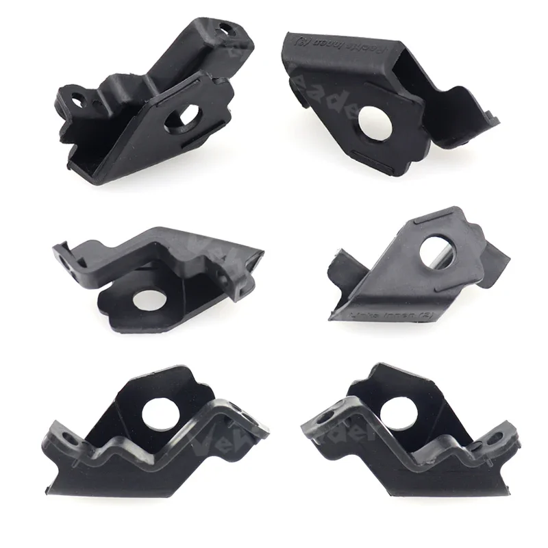 Car Headlight Bracket Mount Holder Clips Screws Repair Kit Durable Left + Right 6R0998226 6R0998225 For VW Polo 2009-2017