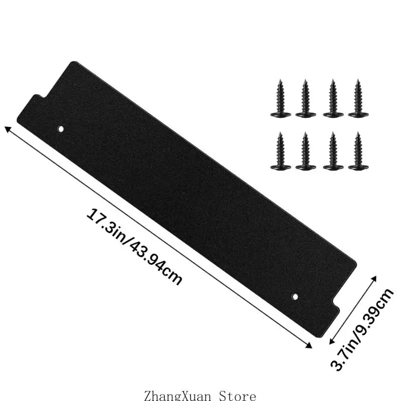 Aufschraubbare Toiletten-Sichtschutzabdeckung, schwarz, 4er-Pack, Montagesatz-Set für die Verwendung in Toiletten, 3 x – Detail 6