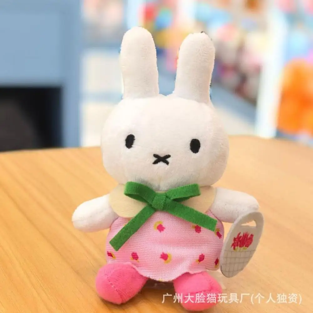 Breloczek Miffy Śliczna Dziewczynka Klucz do Domu Plecak Kreskówka Pluszowa Lalka Zawieszka Kawaii Kreatywna Lalka Dziecięca Prezent Urodzinowy dla Dziewczynki