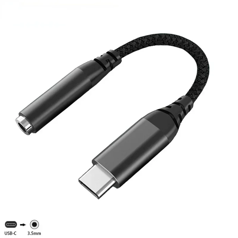 3.5mm Aux Adapter Type-c to USB 3.5 Jack Audio Cable Earphone Cable Converter for Galaxy S21 Ultra S20 Note 20