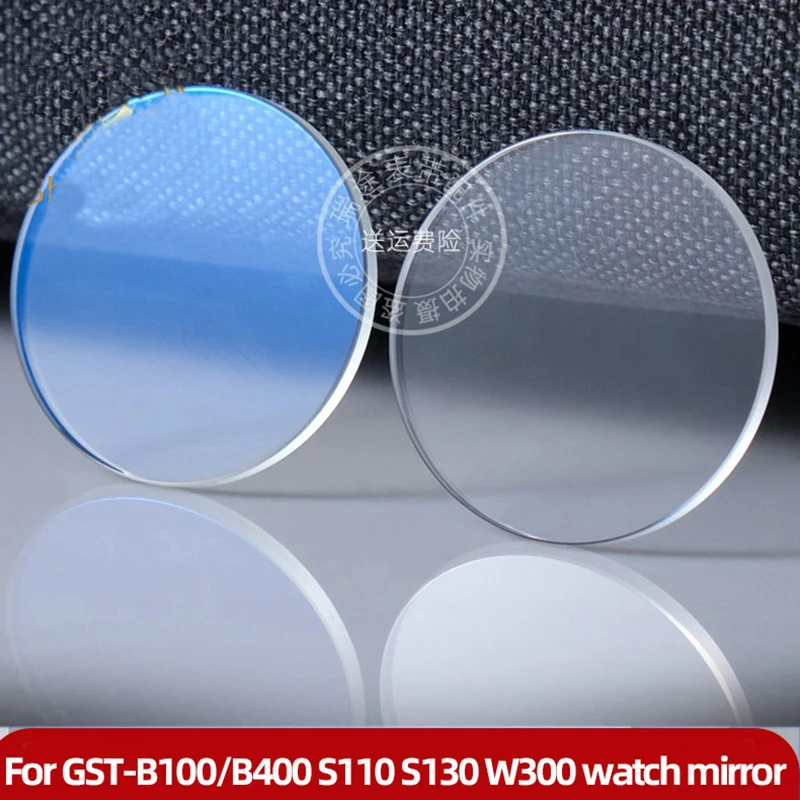 Glass lens Crystal Repair Parts Accessories For Casio GST-B100/B400 S110 S130 W300 Watch Face Minerals And Sapphire