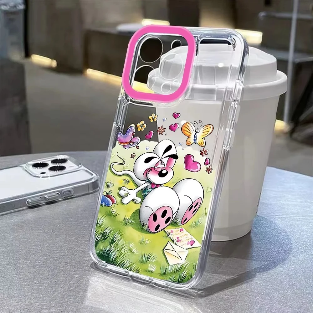 New Cartoon Diddls Mouses Phone Case for Infinix Hot 10 20 30i 50 60 Pro Plus Play 4G 5G Transparent Soft TPU Back Cover - view 5