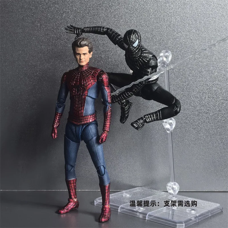 Figura de acción de Spiderman 2099, traje negro, Tobey Garfield Spider Man, 3 ML Legends CT, juguetes SHF Venom Figuras S.H.Figuarts, modelo regalo