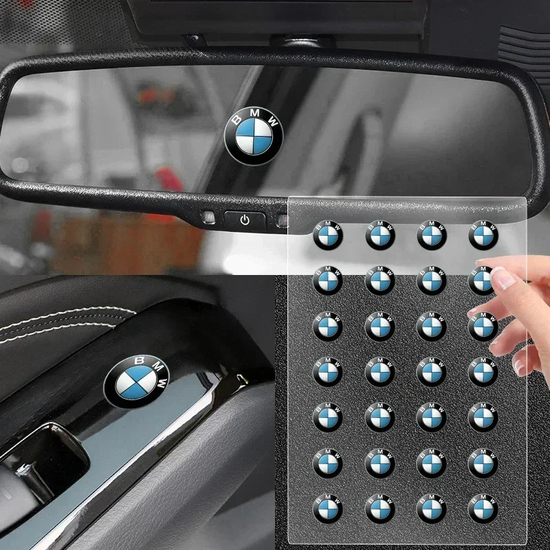 Автомобильная случайная наклейка на руль, внутренняя отделка для BMW M Performance 320 325 E28 E30 E34 E36 E39 X5 X6 F01 F02