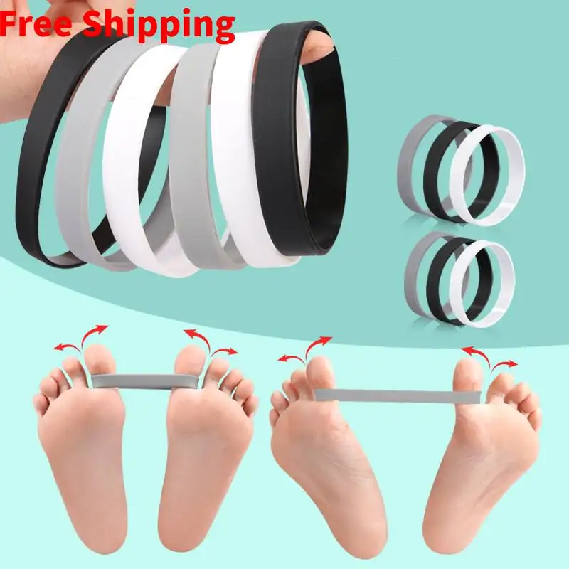 1Pcs Toe Separator Hallux Valgus Corrector Belt Recovery Training Exerciser Strap Stretcher Thumb Elastic Band Foot Care Tool