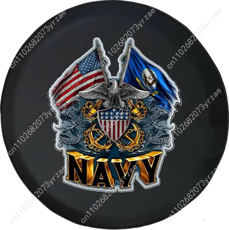 

Navy Various Models Spare Car Tire Cover Sand Dust Prevention Protect Wind Rain Tire Cover Sturdy Durable Tire Covers