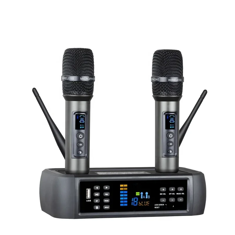 

YYHC Professional High Quality Dsp Echo Microphone Karaoke anti Howling