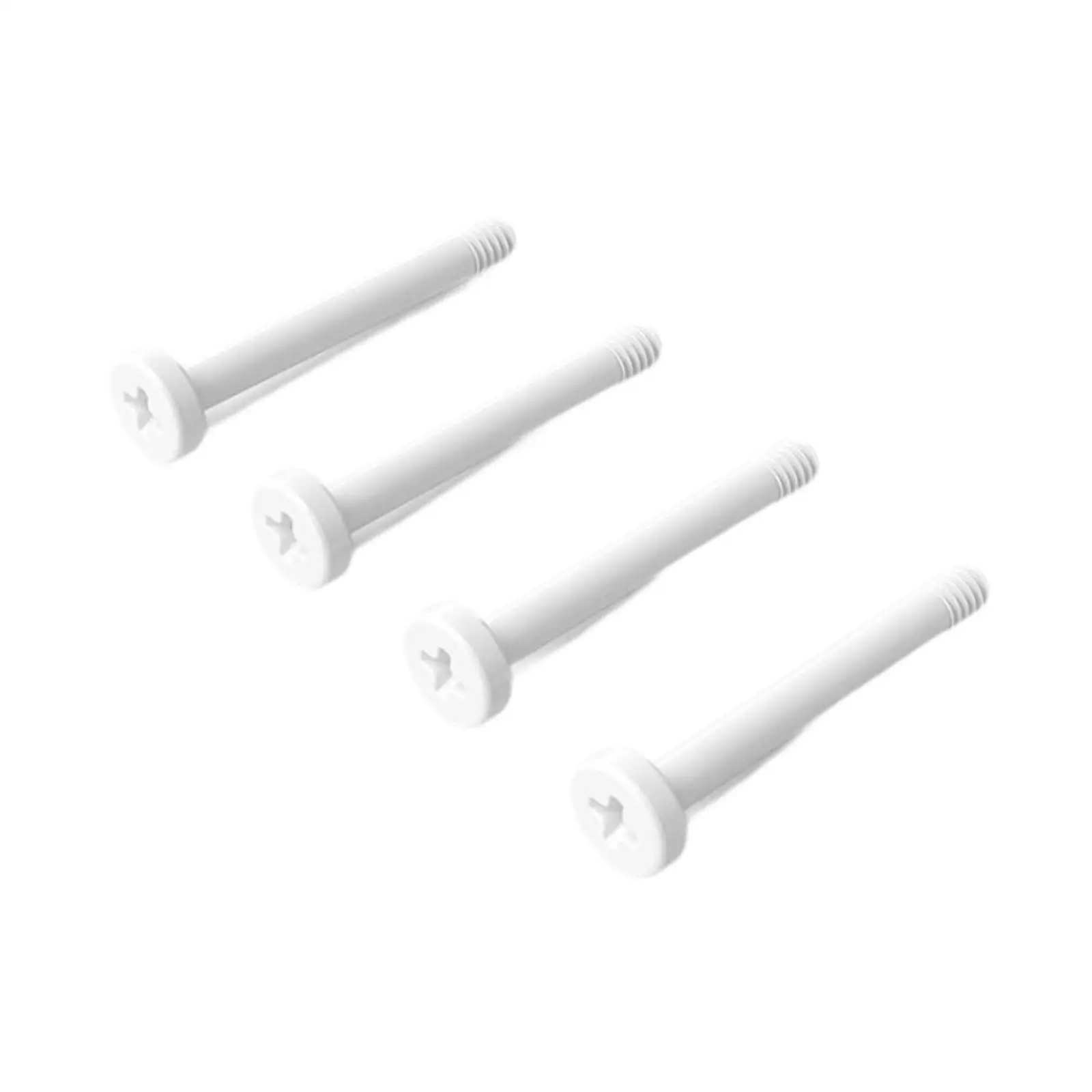 Carbon Steel PC Fan Mount Screws Easy Install White Case Screw Set for Laptop and Desktop Cooling
