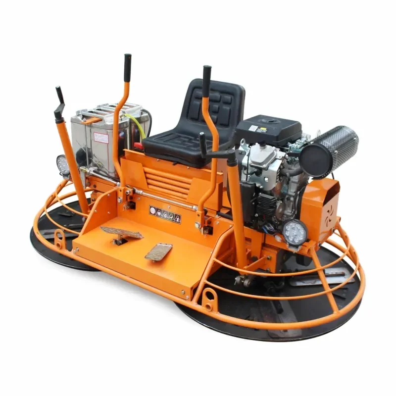 concrete machinery power trowel Hard Blade seated troweling machine