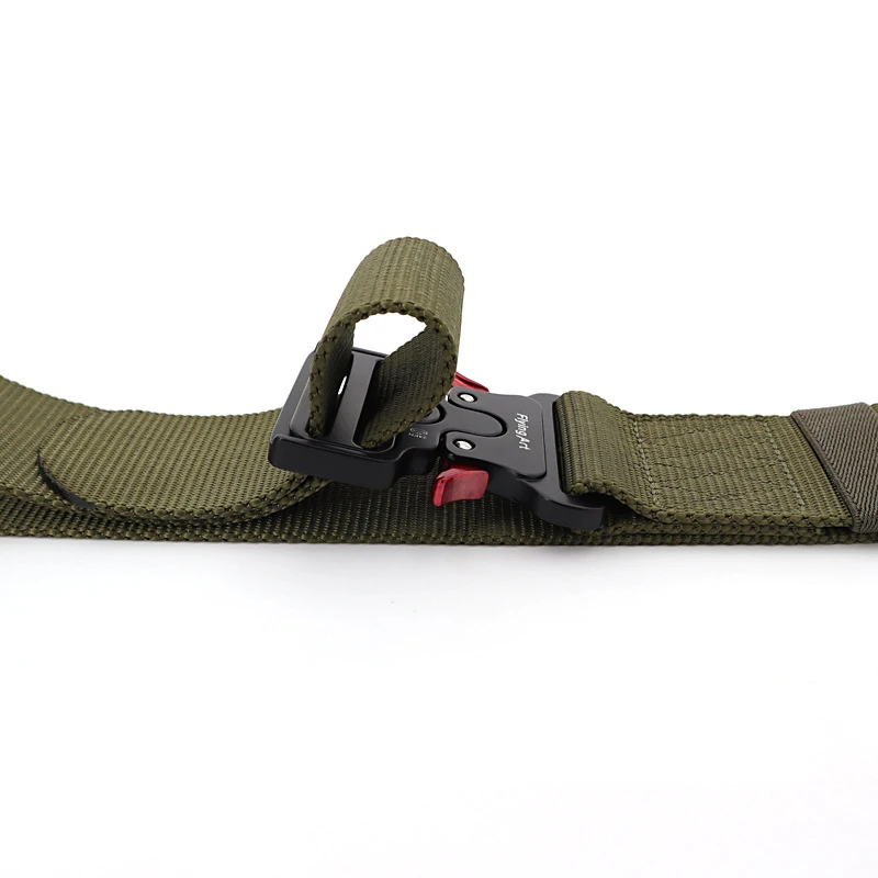 Ceinture Large de 5.0 CM pour hommes, grande taille 125 135 145 155 165cm, ceinture militaire tactique en Nylon avec boucle magnétique à dégagement