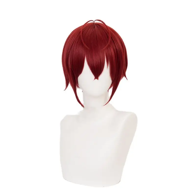 Riddle Rosehearts Cosplay Wig Twisted Wonderland Cosplay Red Queen Women Short Red Heat Resistant Synthetic Wigs