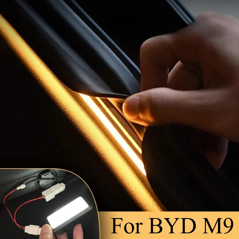 For BYD M9 Trunk Ambient Tailbox Lights Welcome Lights Special LED Modification Body Kits Automobiles Exterior Parts Accessories