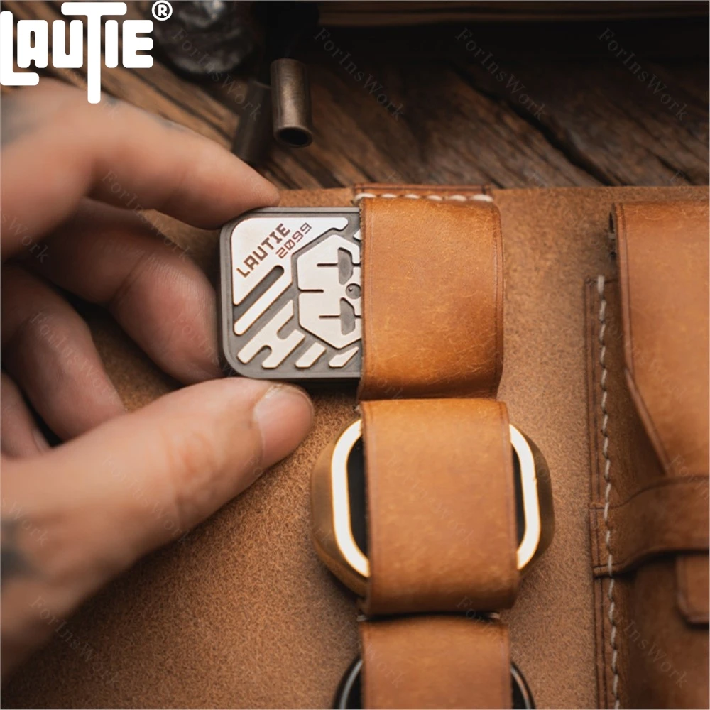 LAUTIE Handmade EDC Storage Reel Holster Push Slider Gyro Portable Carry-on Toy Storage Bag