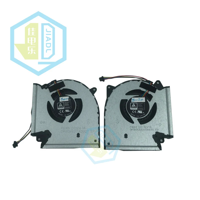 

Notebook PC Fan Cooler for ASUS ROG Strix G713IR G713IM G713QM G513IR G513IM G513QM 12V CPU GPU Cooling Fans ​13NR0540P02011 New