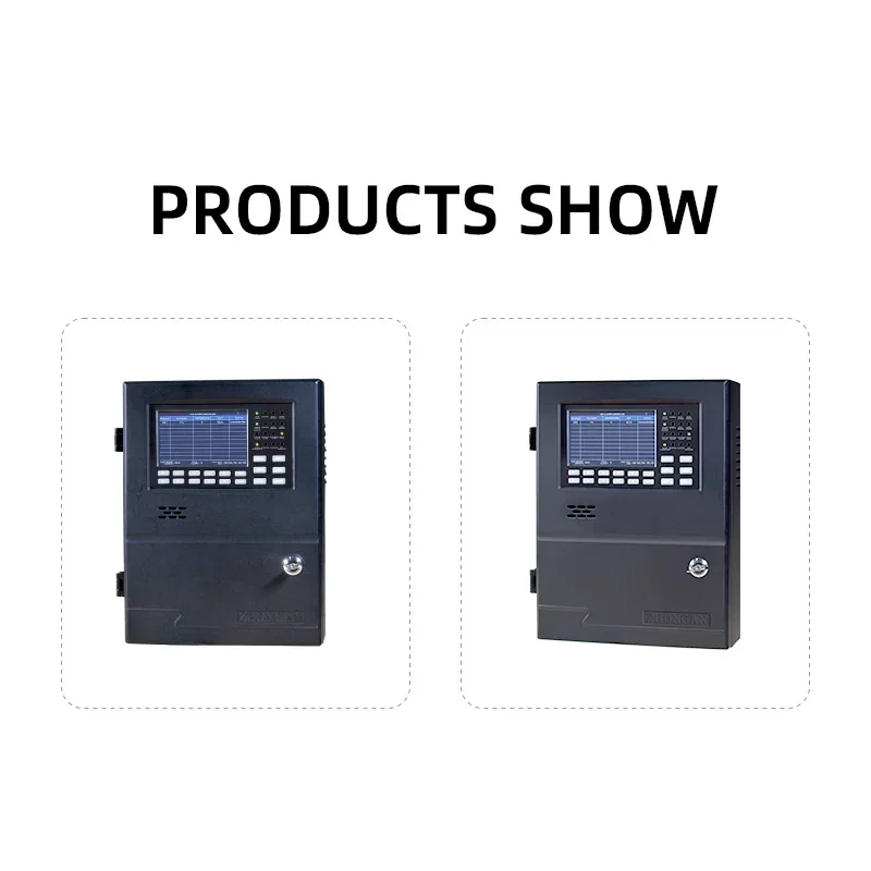 Store 10000+ Alarm Records Large Networking Capacity Very Easy Operation ZhongAn S8200 Multi Gas Alarm Control Panel
