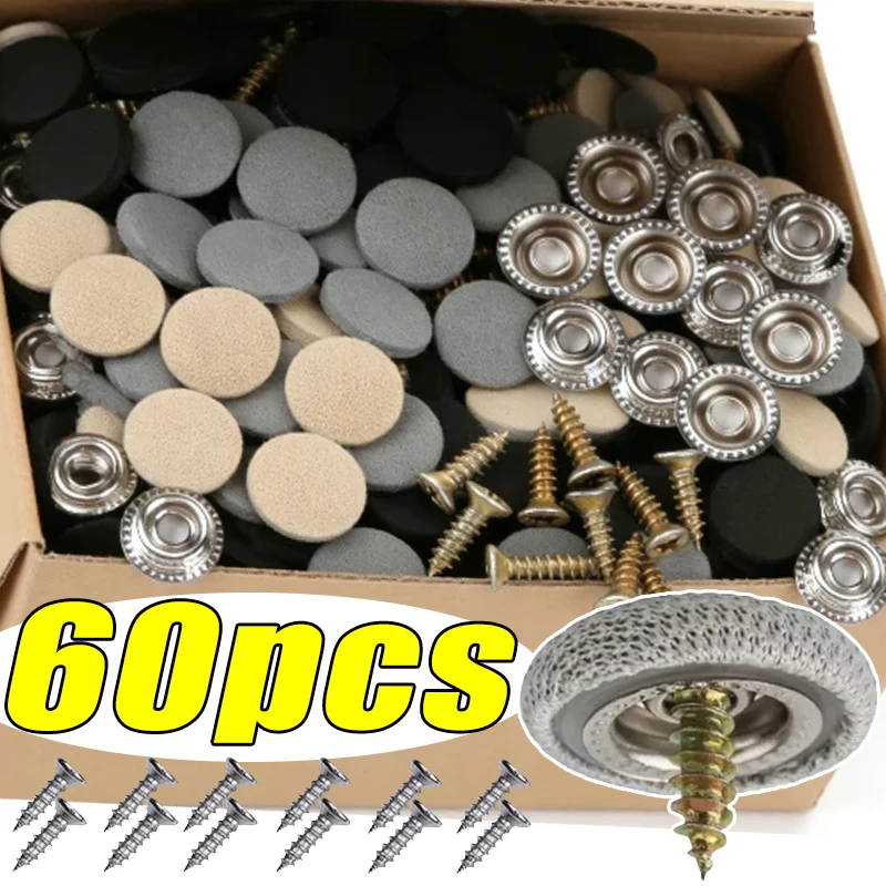Car Roof Retaining Buckle Headliner Repair Button Fabric Metal Rivet Car Interior Ceiling Sagging Fix Fastener Pin Clip 10-60pcs