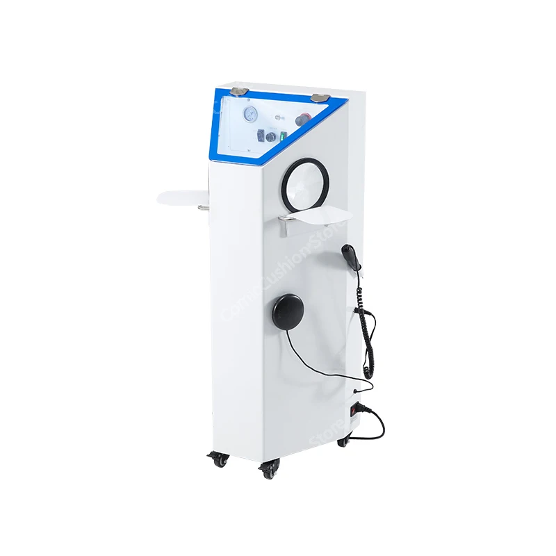 Dental shadowless mobile lab Oral sandblasting machine Vacuum cleaner South Korean sander Dust box equipment