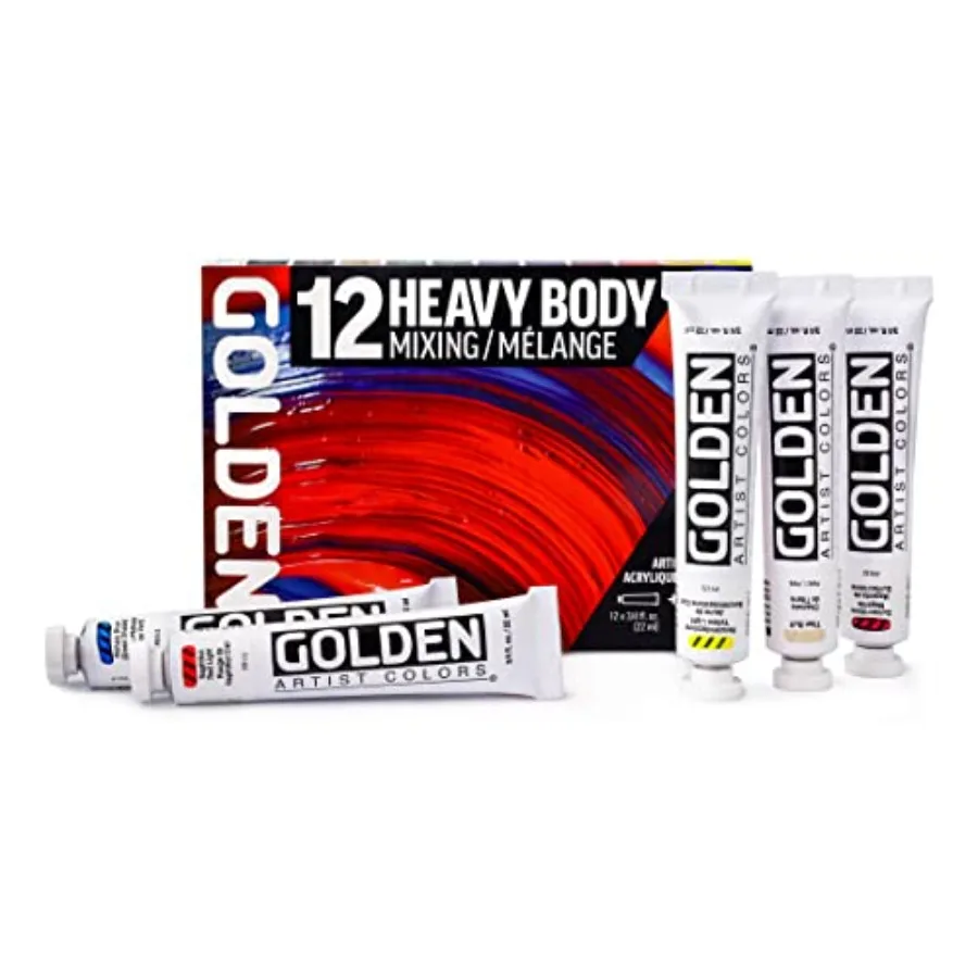 

Heavy Body Acrylics, Mixing Set, 12 Color, Professional Acrylic Paint