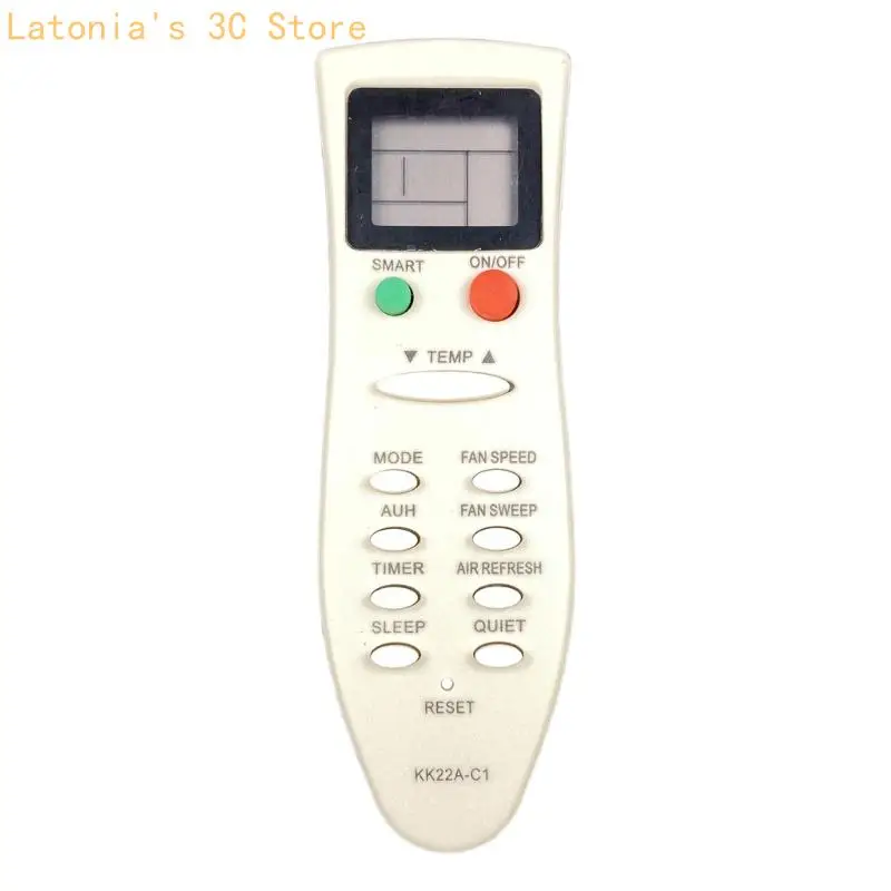 

Durability ABS Remote Shock Resistance Ergonomic Handle for KK22A C1 Air Conditioners Controller Comfortable Use X3UB