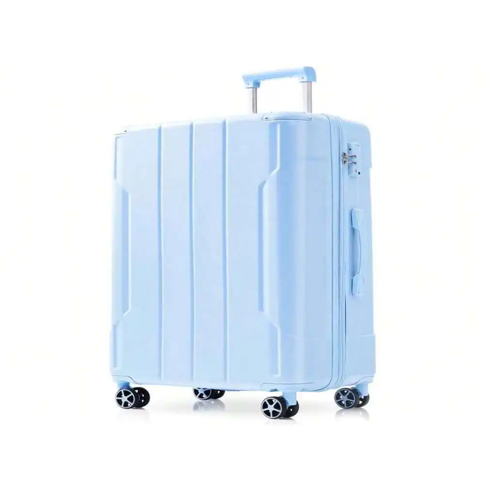 Equipaje facturado expandible de 28 pulgadas: maleta liviana con ruedas dobles para viajes