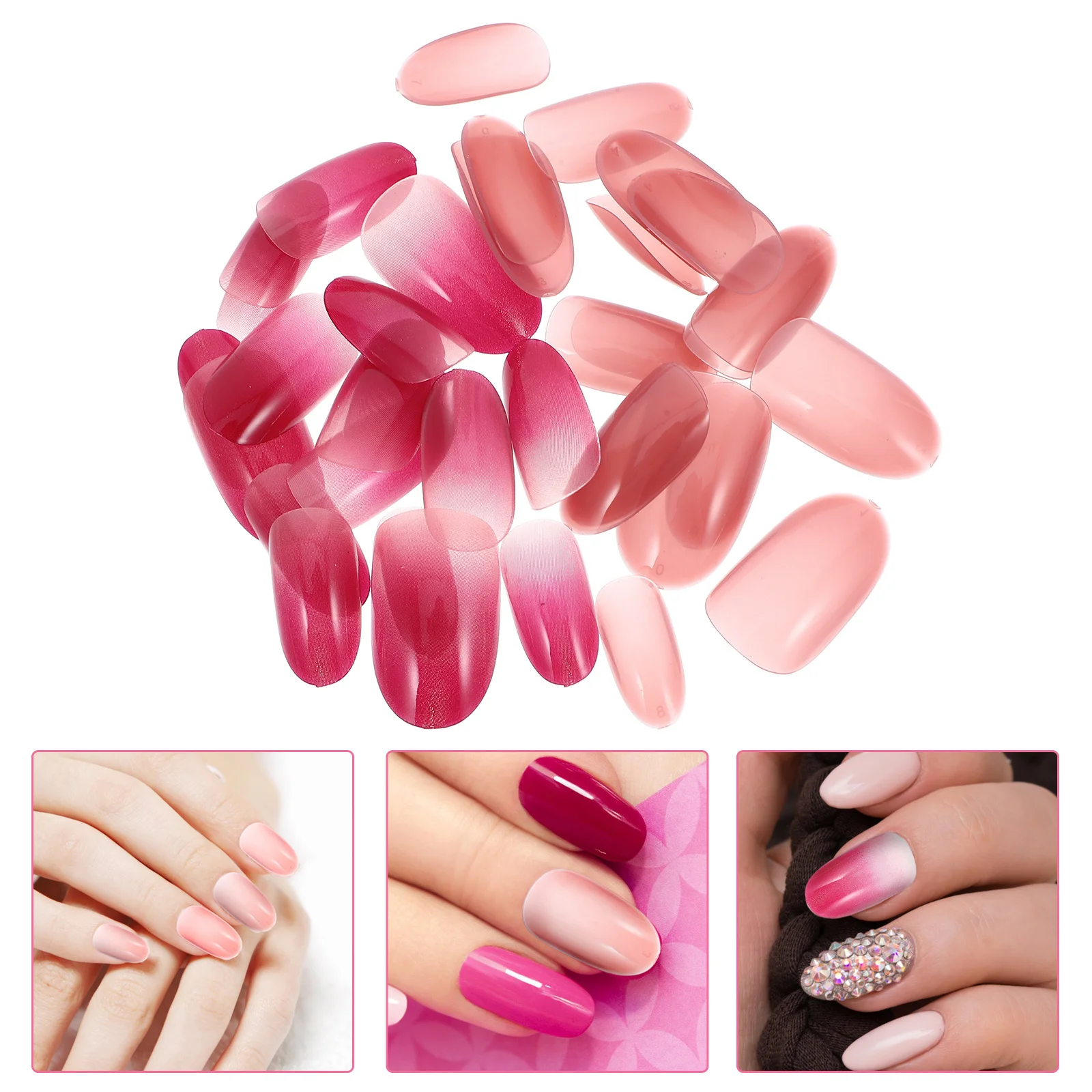 أظافر تزيين الأظافر المزيفة، متينة وسهلة الاستخدام، طرف أظافر يمكنك صنعه بنفسك، نصائح تزيين الأظافر، قطع شارات