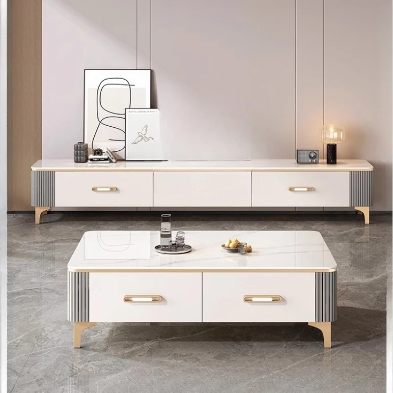 Duży, błyszczący stojak pod telewizor do salonu, rozkładany, designerski, podłogowy, mebel telewizyjny do salonu, meble do salonu.