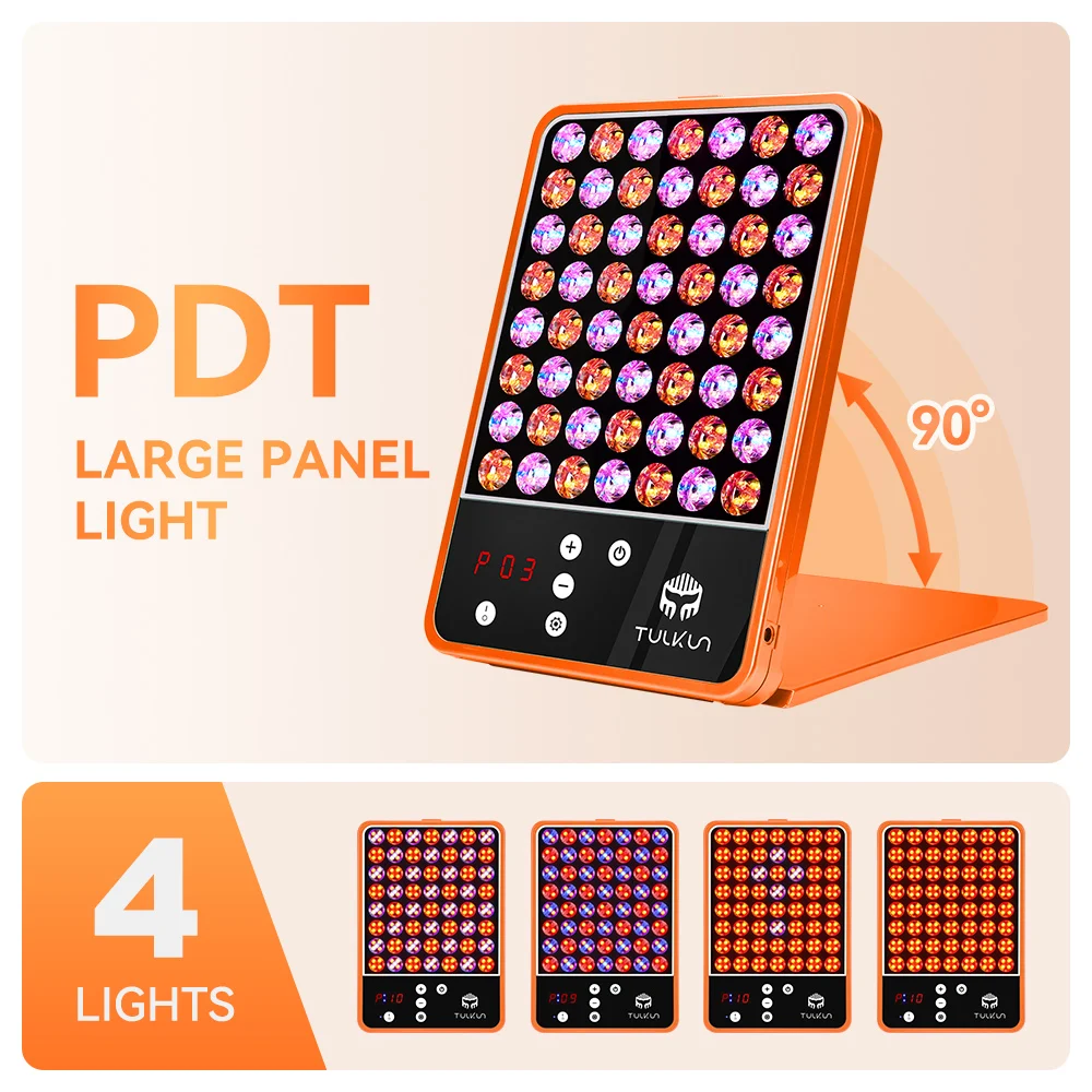 2025 سطح المكتب عالي الجودة Pdt 4 ألوان مصباح ليد الفوتون معدات Pdt للوجه لعلاج حب الشباب