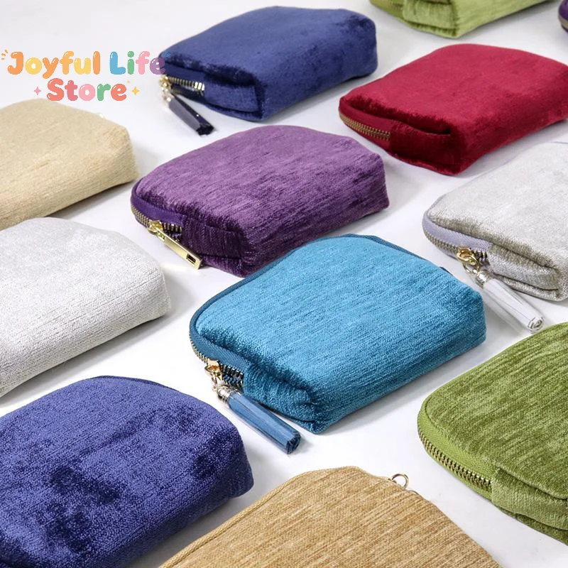 Soft Lining Jewelry Storage Bag with Tassel Pendant Multi Layer Portable Ring Necklace Holder for Weekend Getaway