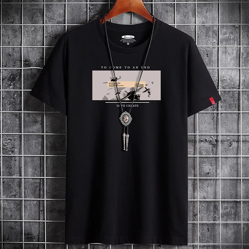 New T Shirt for Men Summer 2022 Anime Harajuku Graphic Oversized Goth Punk Manga Vintage Hip Hop Couples Matching Men Clothing