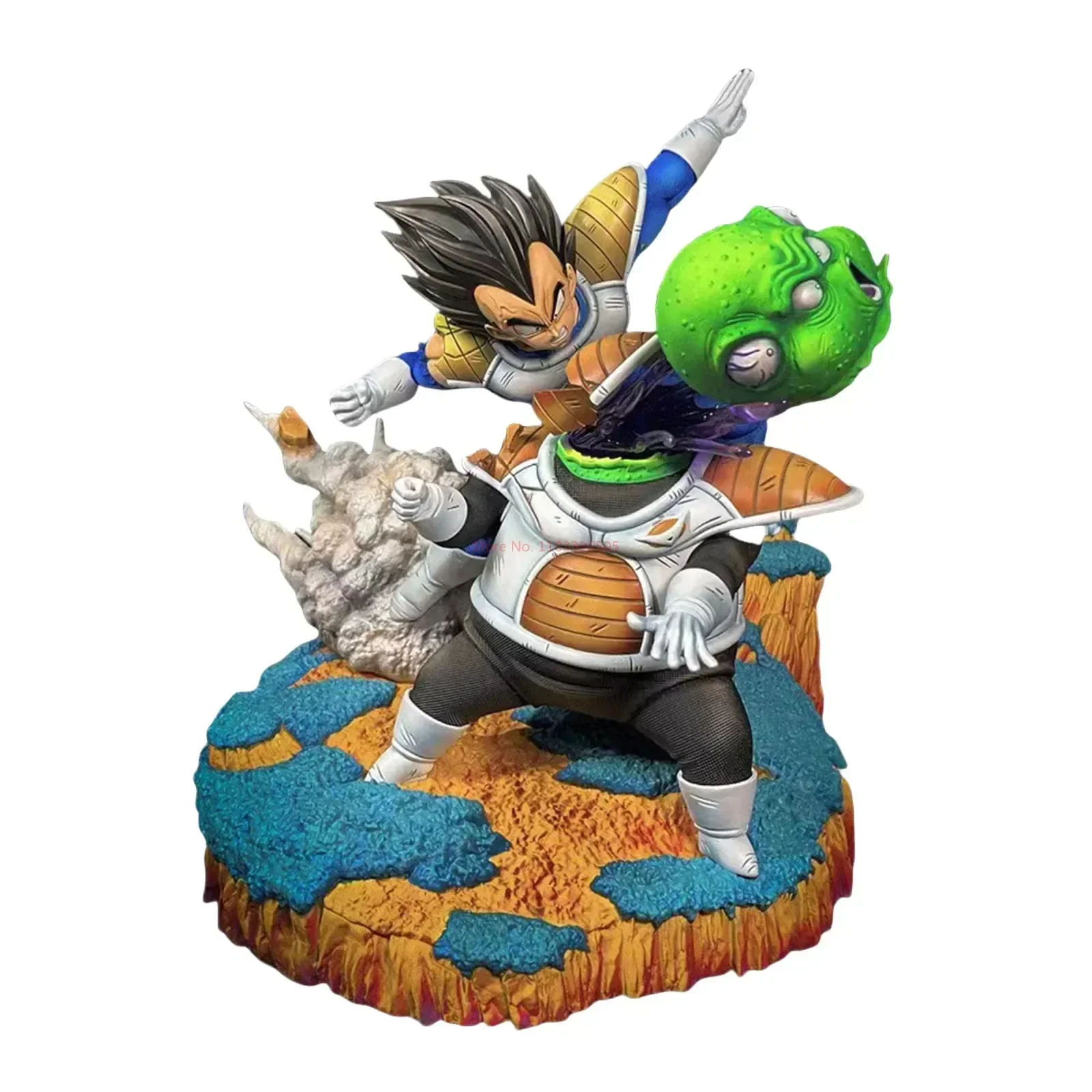 アニメドラゴンボールアクションフィギュア,装飾品,Gkベジータvs guldo nameek,新しいフィギュア,装飾品,シーンの周り,おもちゃ,ギフト,21cm