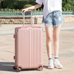 Luggage for Men and Women Aluminum Frame Trolley Suitcase, Spinner Wheel, 20 Inch Luggage, Luggage, Boarding Lockbox