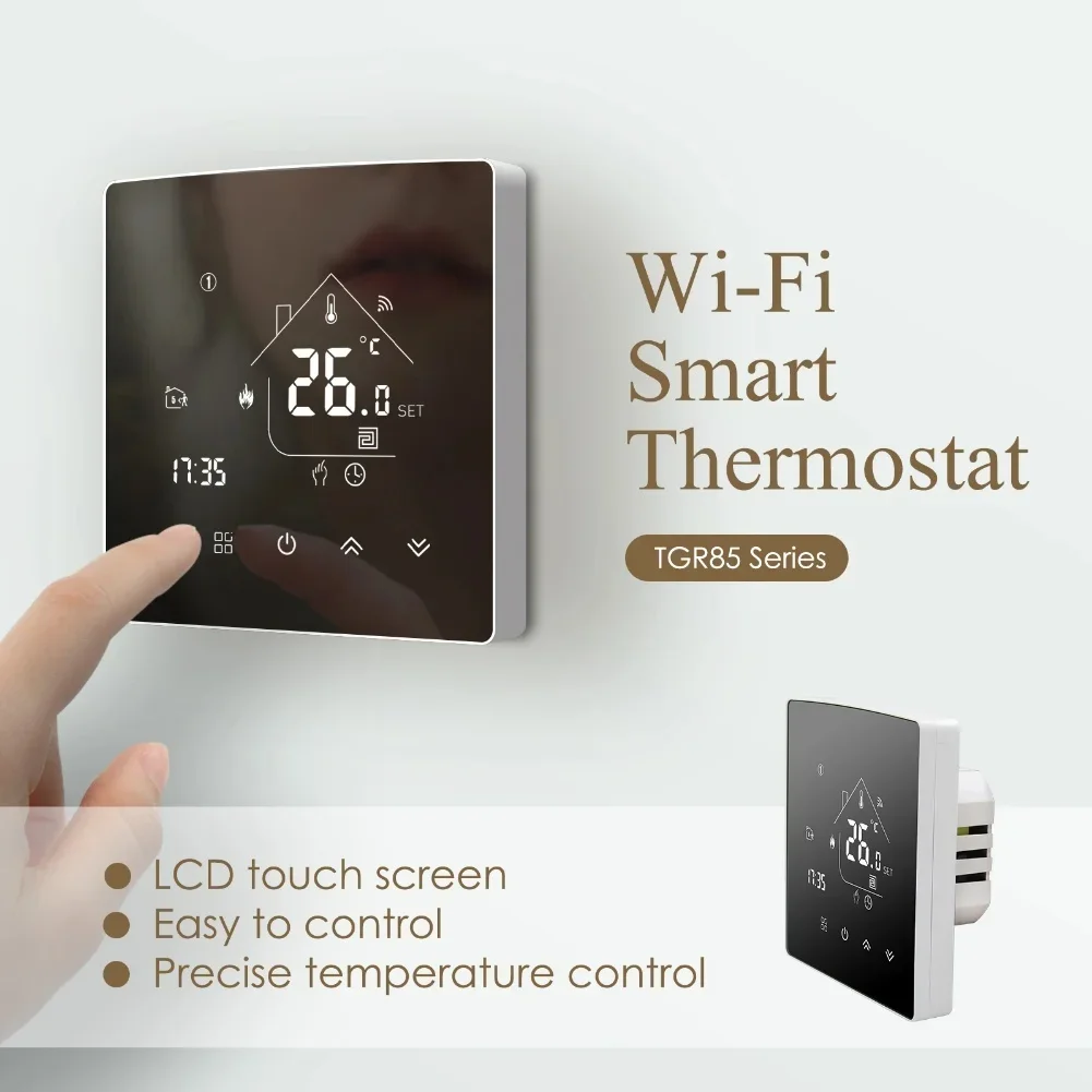 Boiler Control Heating Thermostat Programmable Schedule 5 C-95 C 5 1 1 Programmable Child Lock Frost Protection