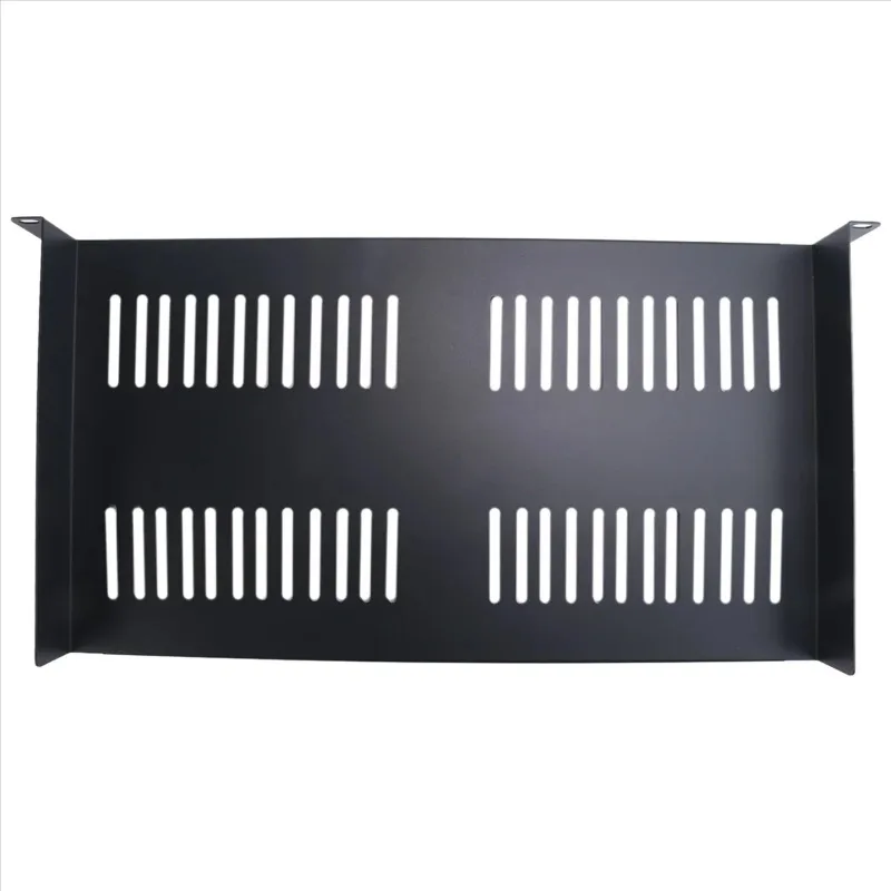 Prateleira de montagem em rack de servidor 1U Bandeja cantilever ventilada para rack e gabinete de equipamentos de rede de 19 polegadas XQ