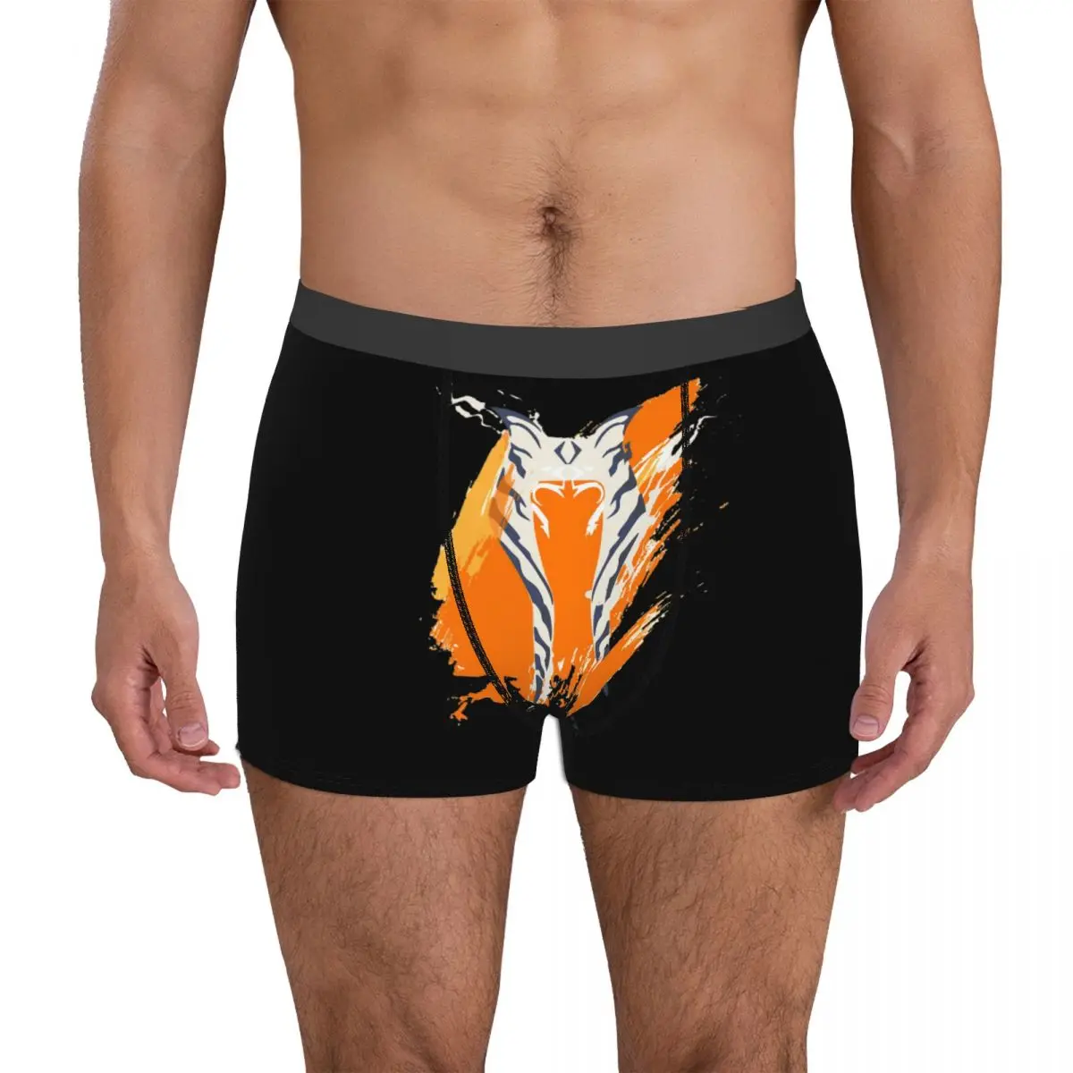 Exotic Underclothing ASHOKA SILLHOUTE Unique 11 Summer Wearable Men's Boxer Briefs Creative Nerd