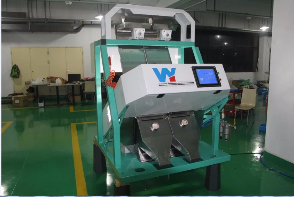 2-slot coffee color sorter AI system optical color sorter