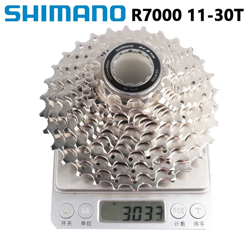 Shimano 105 R7000 Kassette 11-Gang-Rennrad-Fahrradkassette 11-28T 11-30T 11-32T mit Original Shimano Box 11V K7 Freilauf – Detail 2