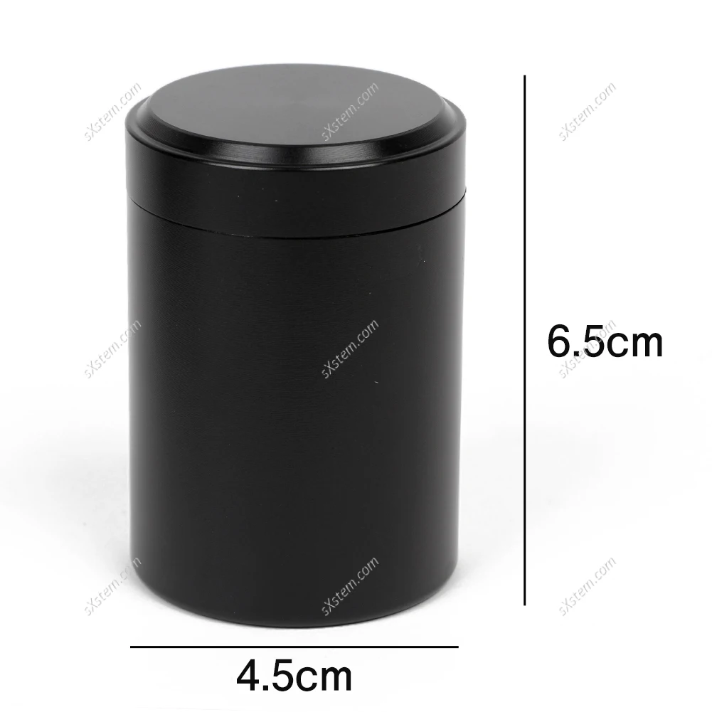 10pcs Black Portable Stash Jar-Airtight Smell Proof Durable Multi-Use Aluminum Herb Container DIY Candle Aromatherapy